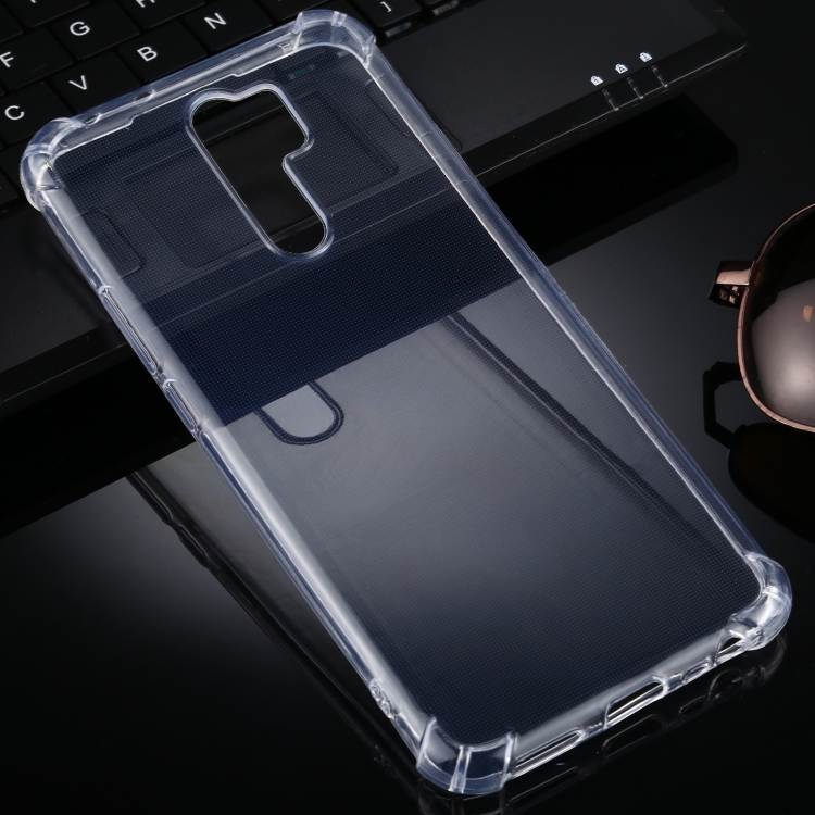

For Xiaomi Redmi 9 Four-Corner Anti-Drop Ultra-Thin TPU Case