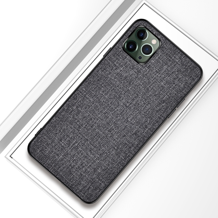 

For iPhone 12 mini Shockproof Cloth Texture PC+ TPU Protective Case(Grey)