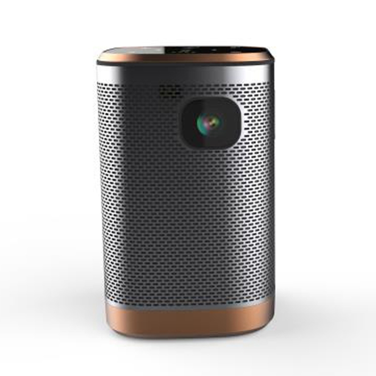 

VIVIBRIGHT L2 854x480 4500 Lumens Portable DLP Home Theater Smart Projector, Android Version(Gold)