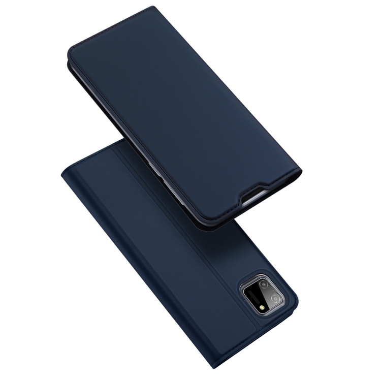 

For OPPO Realme C11 DUX DUCIS Skin Pro Series Horizontal Flip PU + TPU Leather Case, with Holder & Card Slots(Dark Blue)