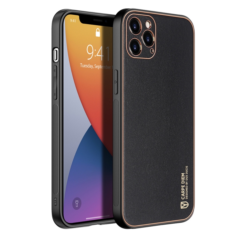 

For iPhone 12 Pro Max DUX DUCIS YOLO Series PU + PC + TPU Protective Case(Black)