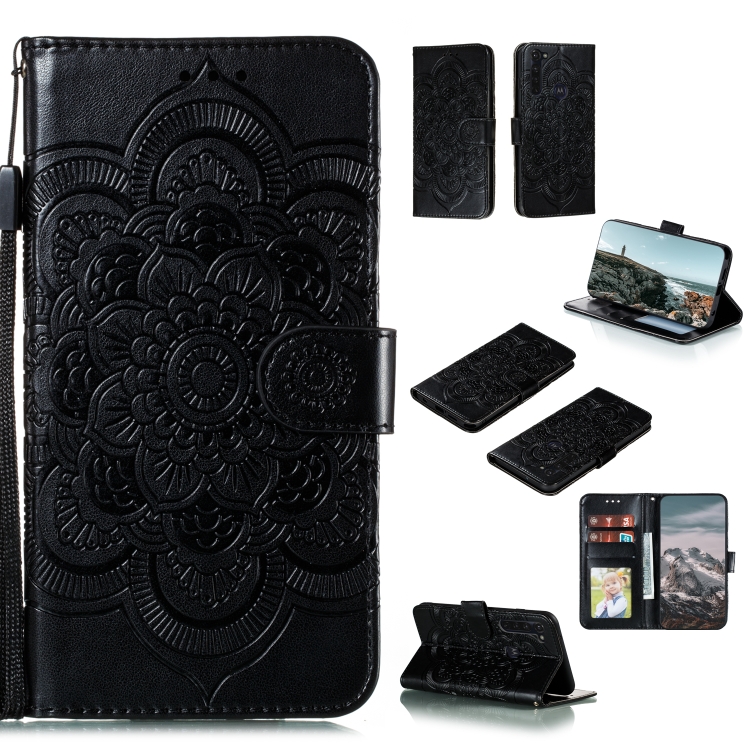 

For Motorola Moto G Stylus Mandala Embossing Pattern Horizontal Flip PU Leather Case with Holder & Card Slots & Walle & Lanyard(Red)