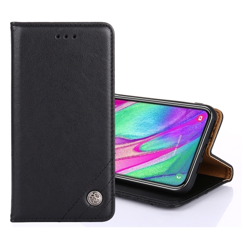 

For Samsung Galaxy S10 Lite Non-Magnetic Retro Texture Horizontal Flip Leather Case with Holder & Card Slots & Wallet(Black)