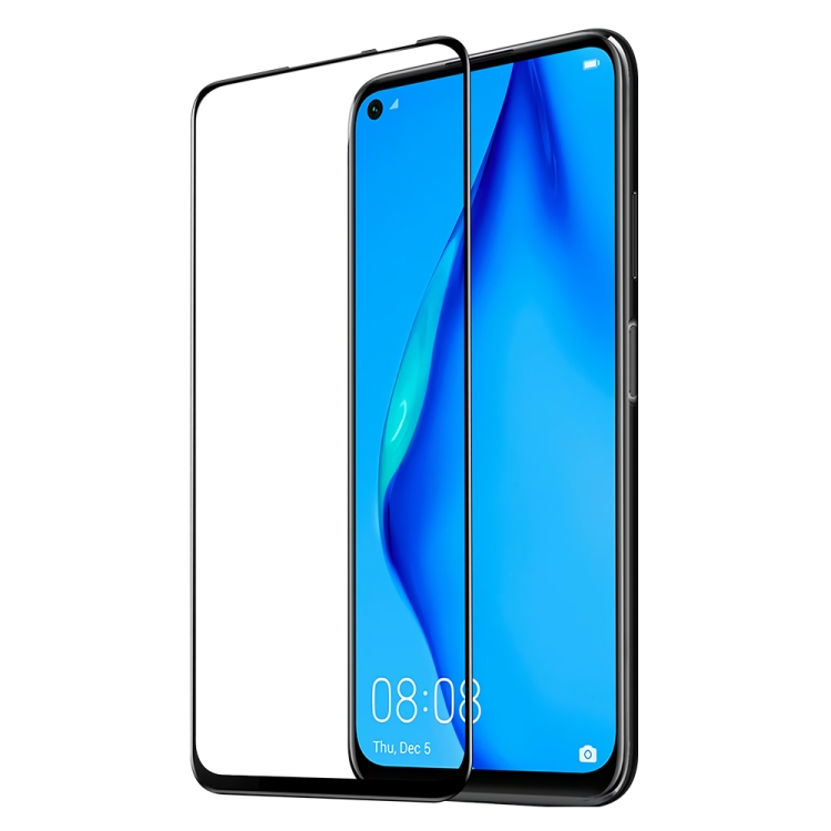 

For Huawei P40 Lite DUX DUCIS 0.33mm 9H Medium Alumina HD Full Screen Tempered Glass Film(Black)