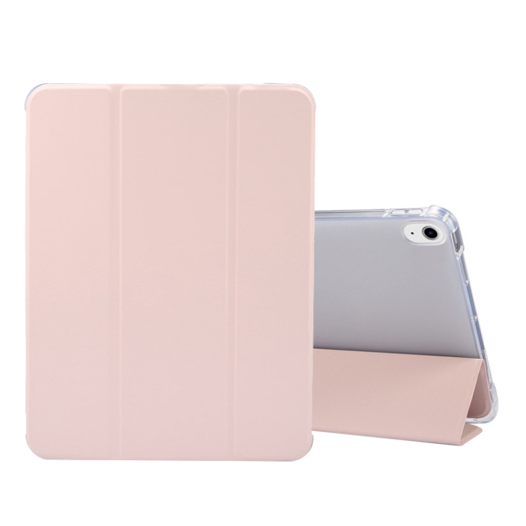 For iPad Air (2020) 10.9 3-folding Electric Pressed Skin Texture Horizontal Flip Shockproof Transparent TPU + PU Leather Case with Holder& Pen Slot & Sleep / Wake-up Function(Light Pink)
For iPad Air (2020) 10.9 3-folding Electric Pressed Skin Texture Horizontal Flip Shockproof Transparent TPU + PU Leather Case with Holder& Pen Slot & Sleep / Wake-up Function(Light Pink)