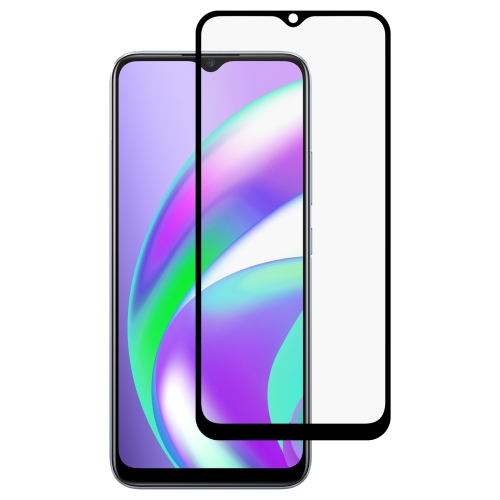 

For OPPO Realme C12 Full Glue Full Screen Tempered Glass Film