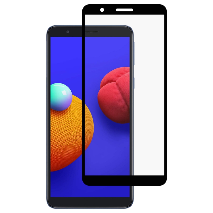 

For Samsung Galaxy M01 Core Full Glue Full Screen Tempered Glass Film