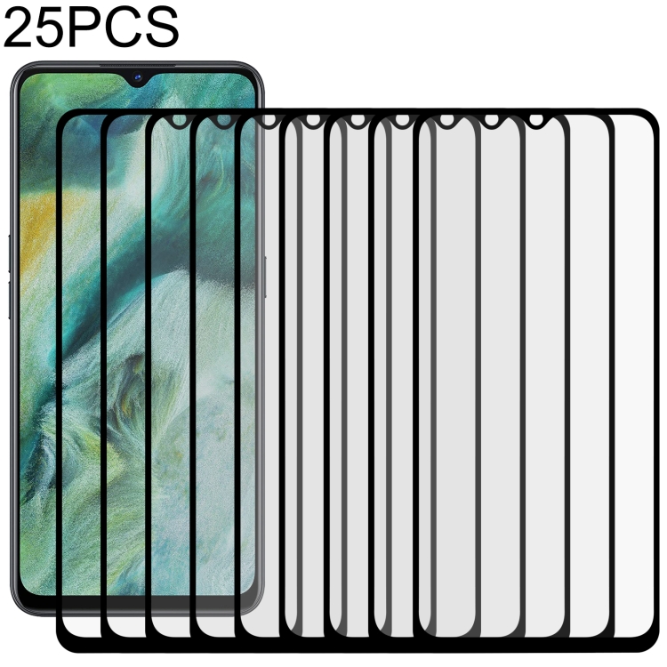 

For OPPO Find X2 Lite 25 PCS Full Glue Full Screen Tempered Glass Film