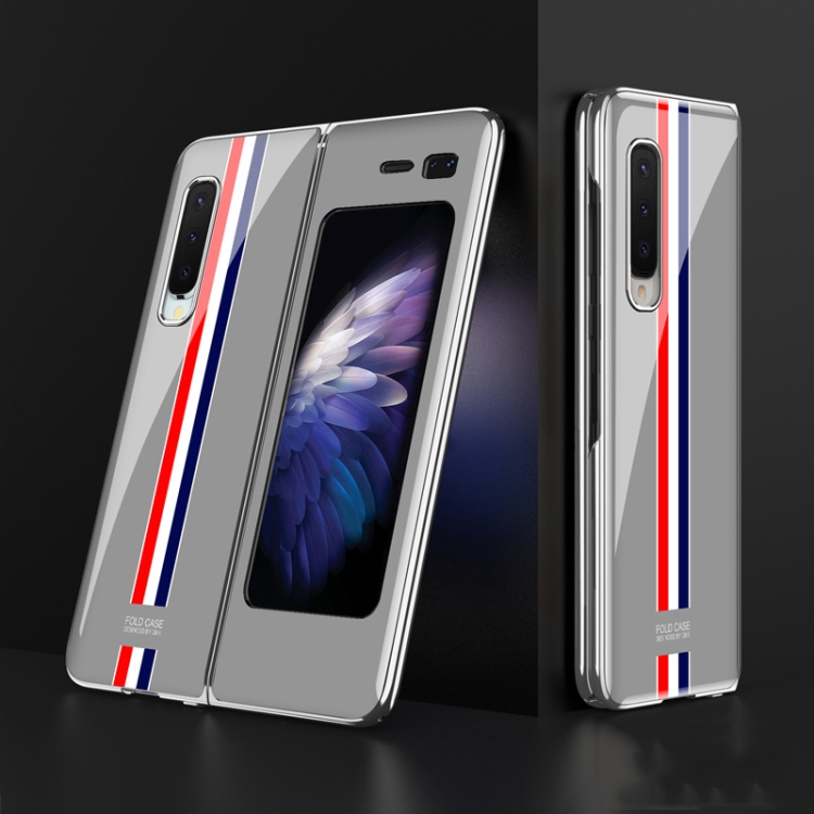 

For Samsung Galaxy Fold GKK Electroplating Painted Glass Case(Limited)