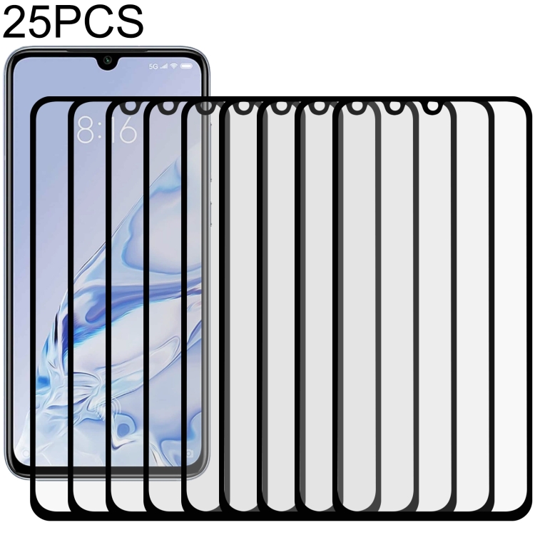 

For Xiaomi Mi 9 Pro 5G 25 PCS Full Glue Full Screen Tempered Glass Film