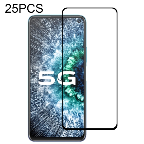 

For Vivo IQOO Neo3 5G 25 PCS Full Glue Full Screen Tempered Glass Film
