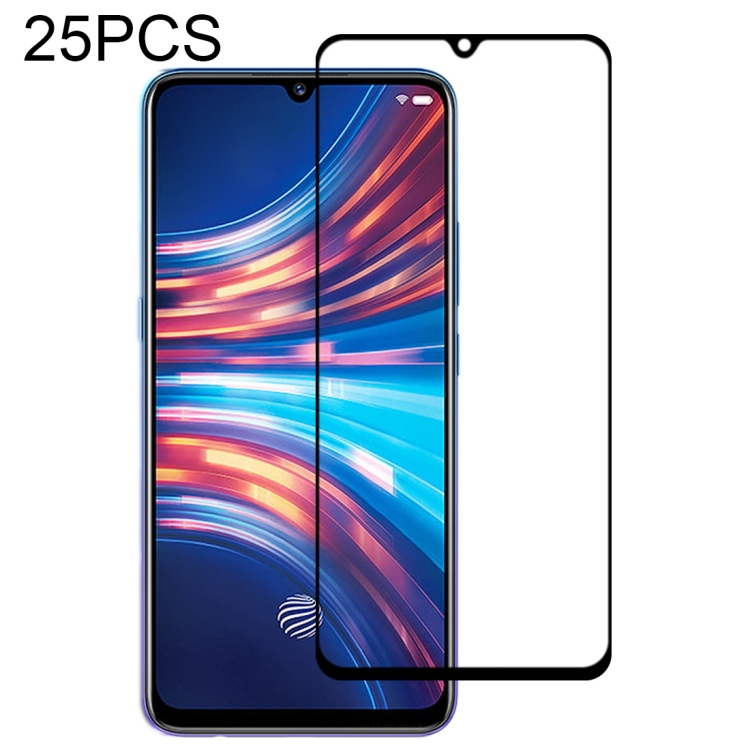 

For Vivo V17 Neo 25 PCS Full Glue Full Screen Tempered Glass Film