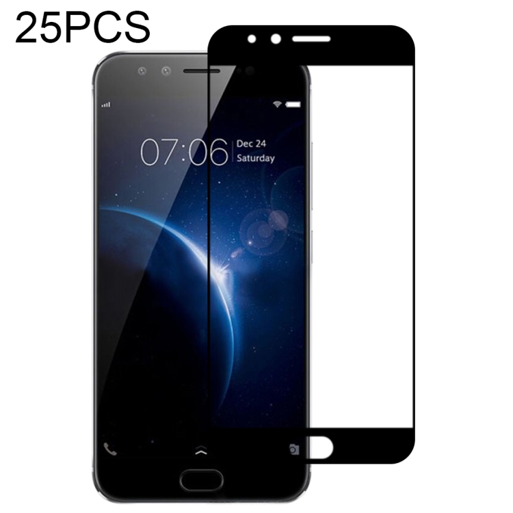 

For Vivo X9i 25 PCS Full Glue Full Screen Tempered Glass Film