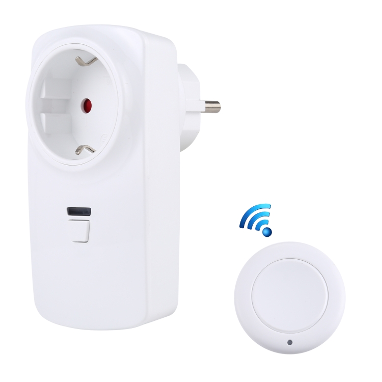 

AK-DL220 220V Smart Wireless Remote Control Socket with Remote Control, Plug Type:EU Plug