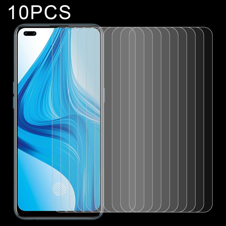 

For OPPO F17 Pro 10 PCS 0.26mm 9H 2.5D Tempered Glass Film