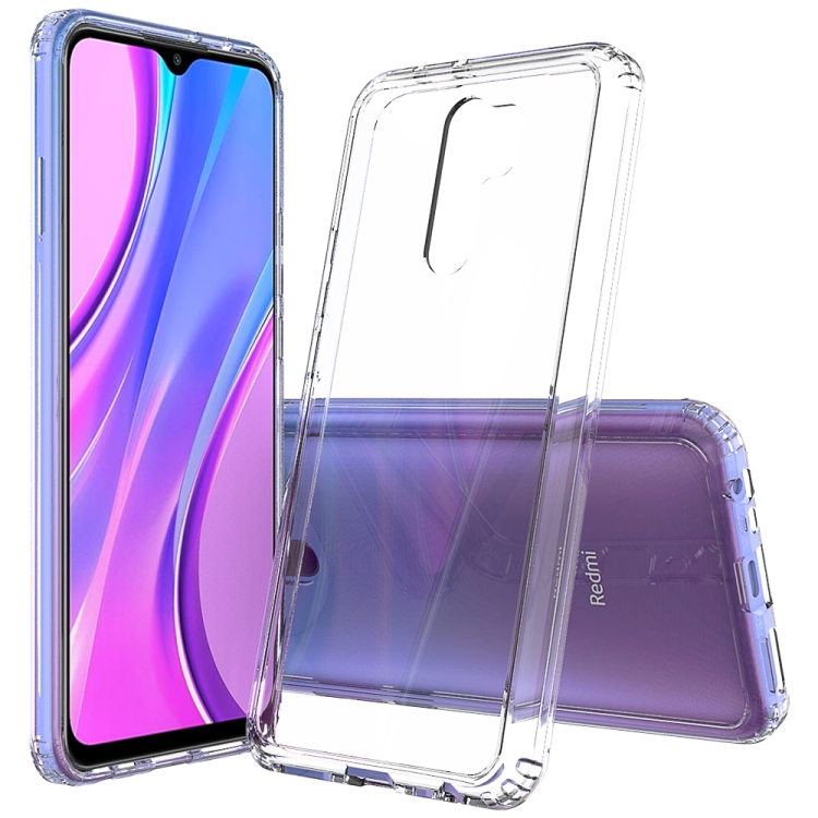 

For Xiaomi Redmi 9 Scratchproof TPU + Acrylic Protective Case(Transparent)