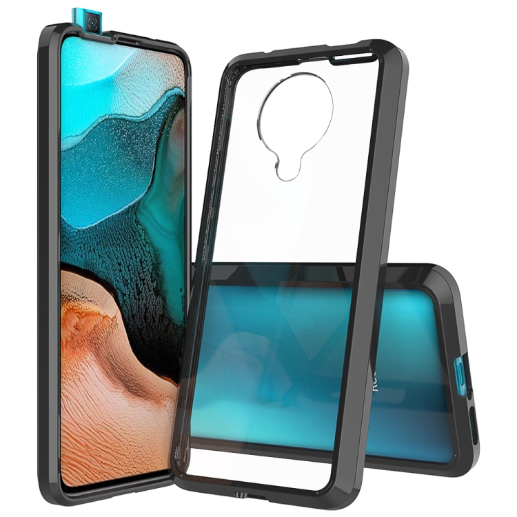 

For Xiaomi Redmi K30 Pro Scratchproof TPU + Acrylic Protective Case(Black)