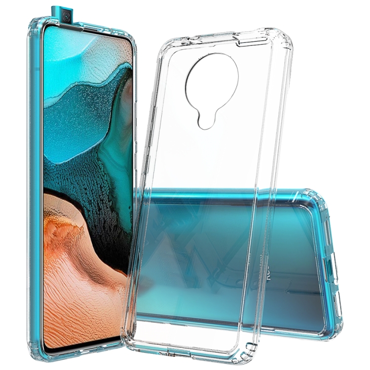 

For Xiaomi Redmi K30 Pro Scratchproof TPU + Acrylic Protective Case(Transparent)