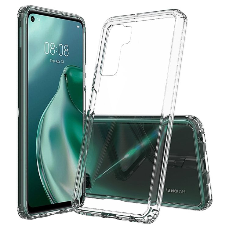 

For Huawei Nova 7 SE Scratchproof TPU + Acrylic Protective Case(Transparent)