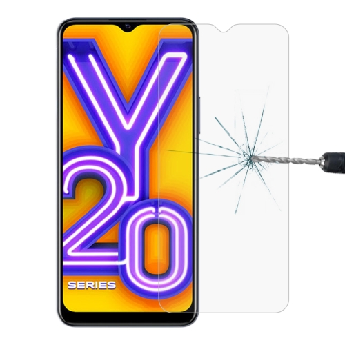 

For Vivo Y20 0.26mm 9H 2.5D Tempered Glass Film