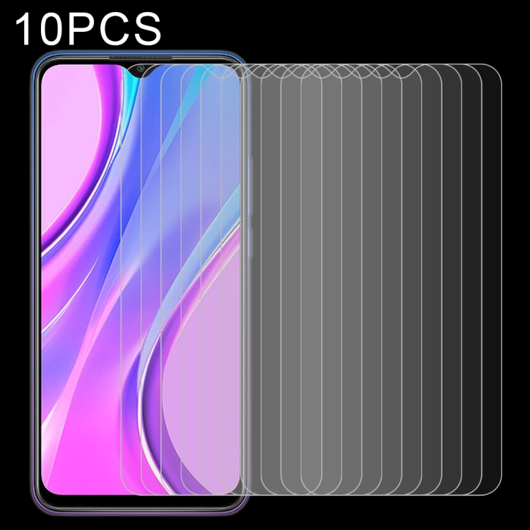

For Xiaomi Redmi 9 (India) 10 PCS 0.26mm 9H 2.5D Tempered Glass Film