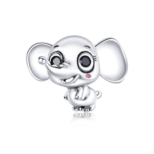 

S925 Sterling Silver Little Elephant Beads DIY Bracelet Necklace Accessories