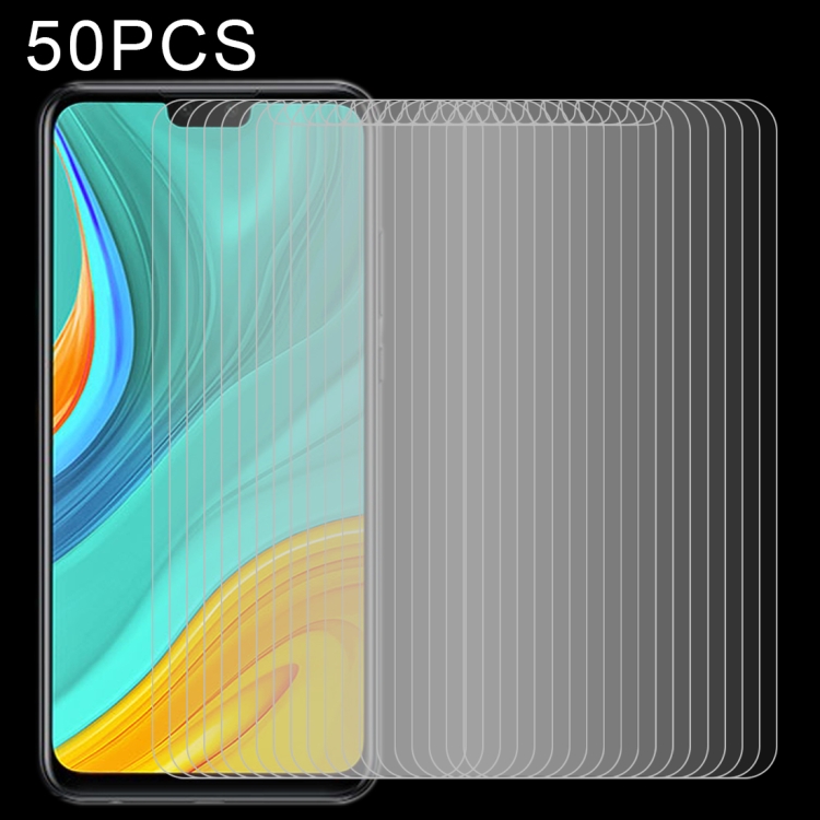 

For Huawei Y8s 50 PCS 0.26mm 9H 2.5D Tempered Glass Film