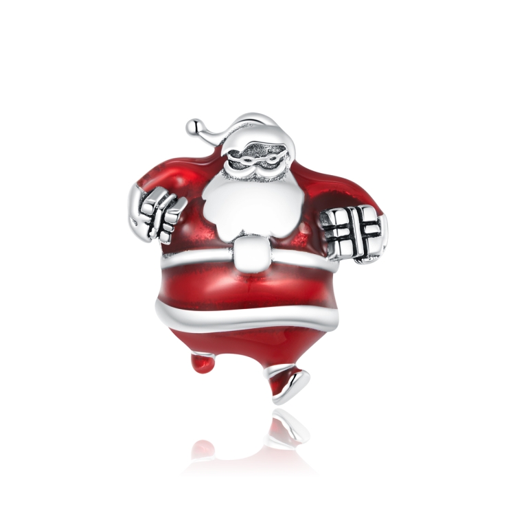 

S925 Sterling Silver Santa Claus Beads DIY Bracelet Necklace Accessories