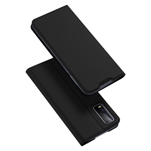 

For Vivo Y20 / Y20i DUX DUCIS Skin Pro Series Horizontal Flip PU + TPU Leather Case, with Holder & Card Slots(Black)