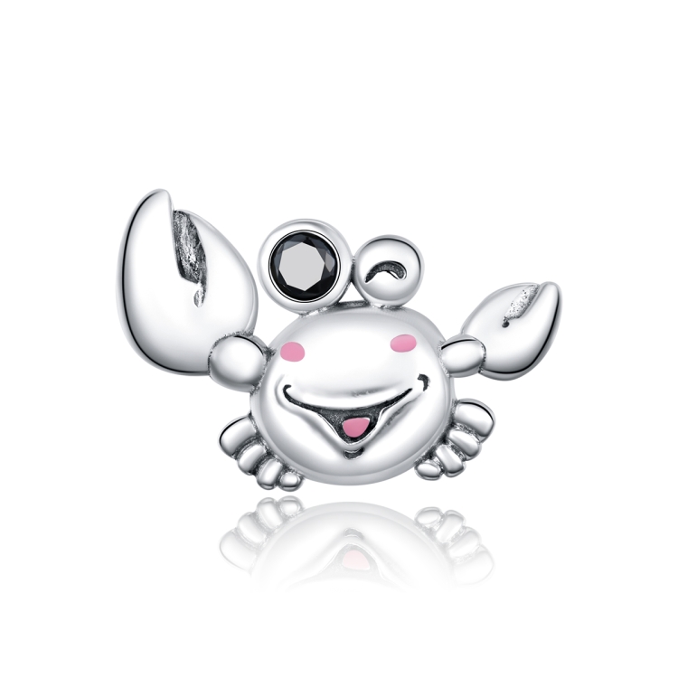 

S925 Sterling Silver Crab Beads DIY Bracelet Necklace Accessories