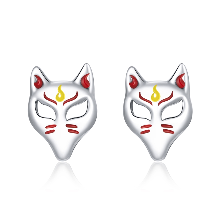 

S925 Sterling Silver Keaton Mask Women Earrings