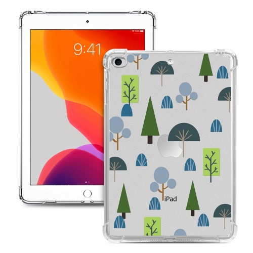 

For iPad Mini 5 / 4 / 3 / 2 / 1 Painted Dropproof TPU Protective Case(Treelet)