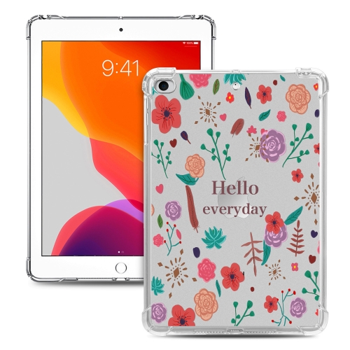 

For iPad Mini 5 / 4 / 3 / 2 / 1 Painted Dropproof TPU Protective Case(Hello Everyday)