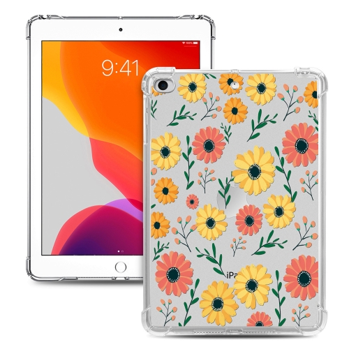 

For iPad Mini 5 / 4 / 3 / 2 / 1 Painted Dropproof TPU Protective Case(Daisy)