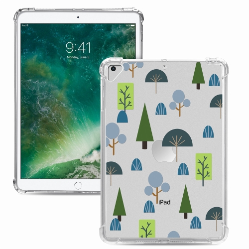 

For iPad 9.7 (2018) & (2017) Painted Dropproof TPU Protective Case(Treelet)