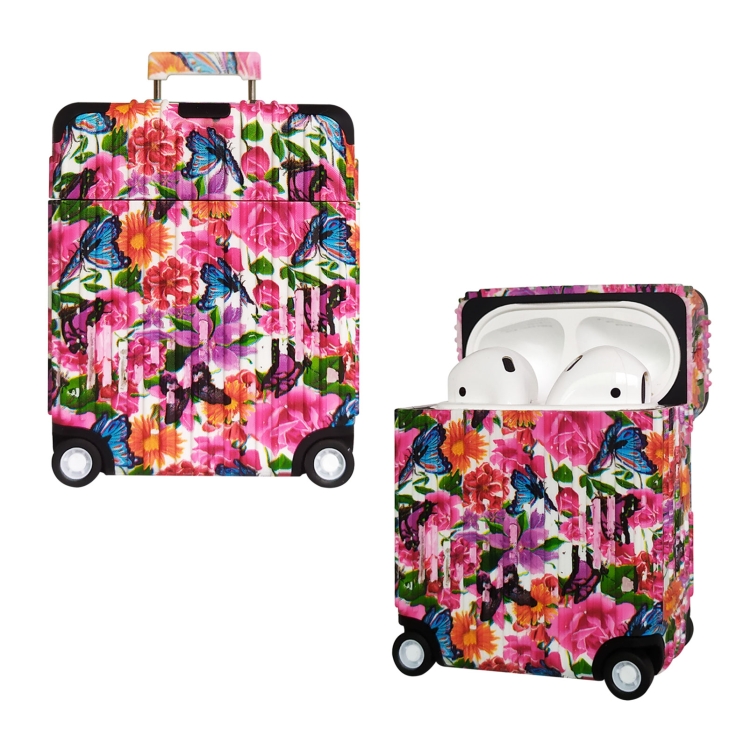 

Luggage Painted Earphone Protective Case For AirPods 1 / 2, Style:B