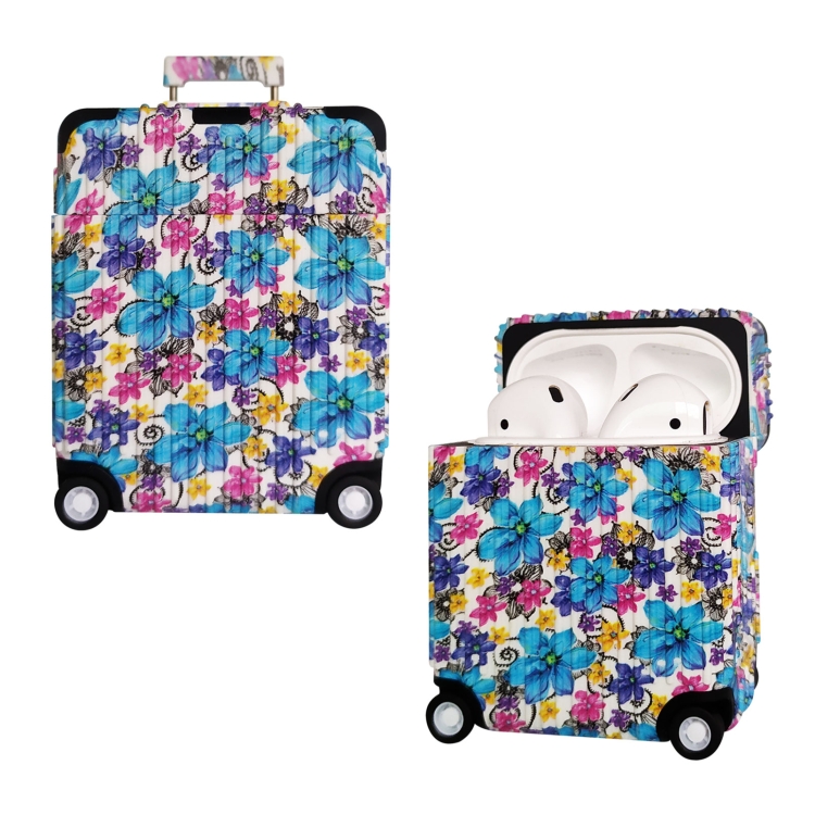 

Luggage Painted Earphone Protective Case For AirPods 1 / 2, Style:C