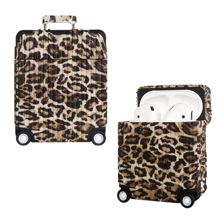 

Luggage Painted Earphone Protective Case For AirPods 1 / 2, Style:D