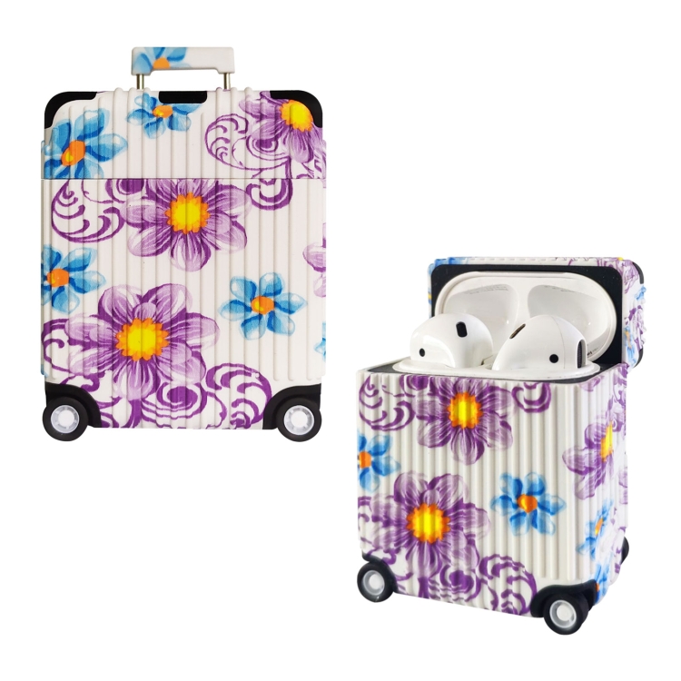 

Luggage Painted Earphone Protective Case For AirPods 1 / 2, Style:G