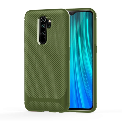 

For Xiaomi Mi Note 10 Lite Carbon Fiber Texture Shockproof TPU Protective Case(Green)