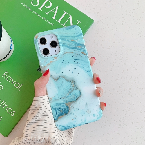 

Marble Pattern TPU Protective Case for iPhone 11(Sea Blue)