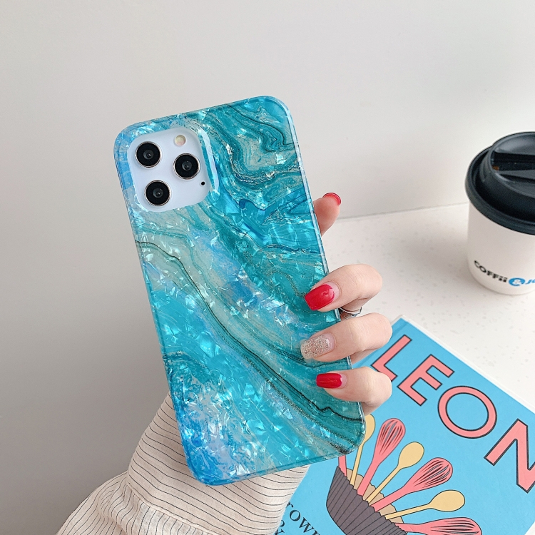 

Marble Pattern TPU Protective Case for iPhone 11 Pro Max(Shining Shell)