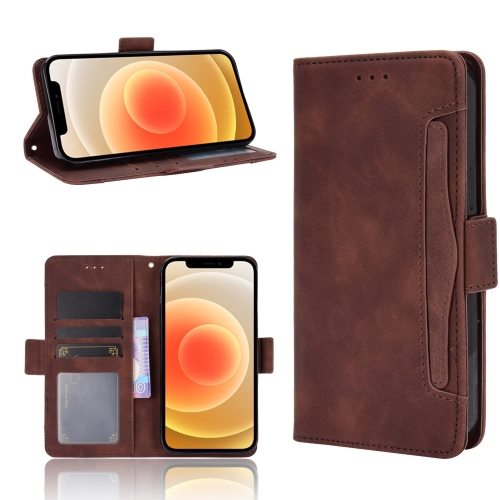 

Multiple Card Slots Horizontal Flip Leather Case with Holder & Wallet for iPhone 12 mini(Brown)