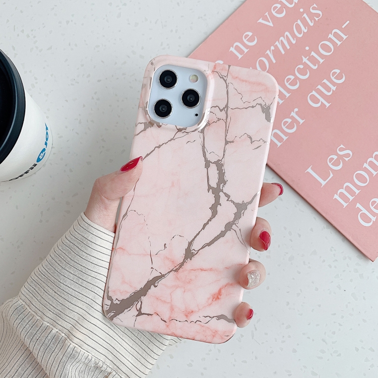 

Gilding Marble Pattern Soft TPU Protective Case for iPhone 11 Pro Max(Pink)