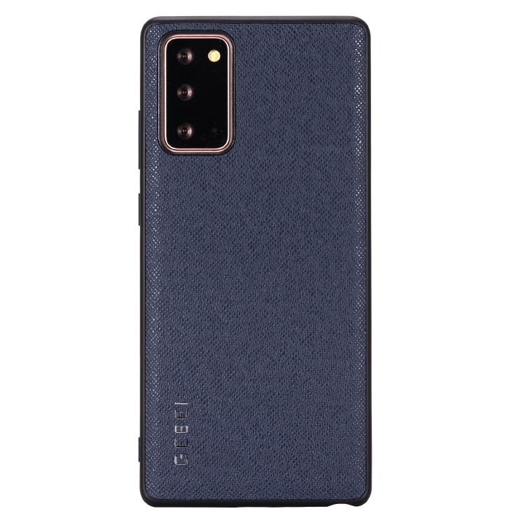 

For Samsung Galaxy Note 20 GEBEI Full-coverage Shockproof Leather Protective Case(Blue)