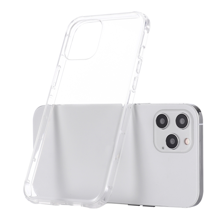 

GEBEI Plating TPU Shockproof Protective Case For iPhone 12 Pro Max(Transparent)