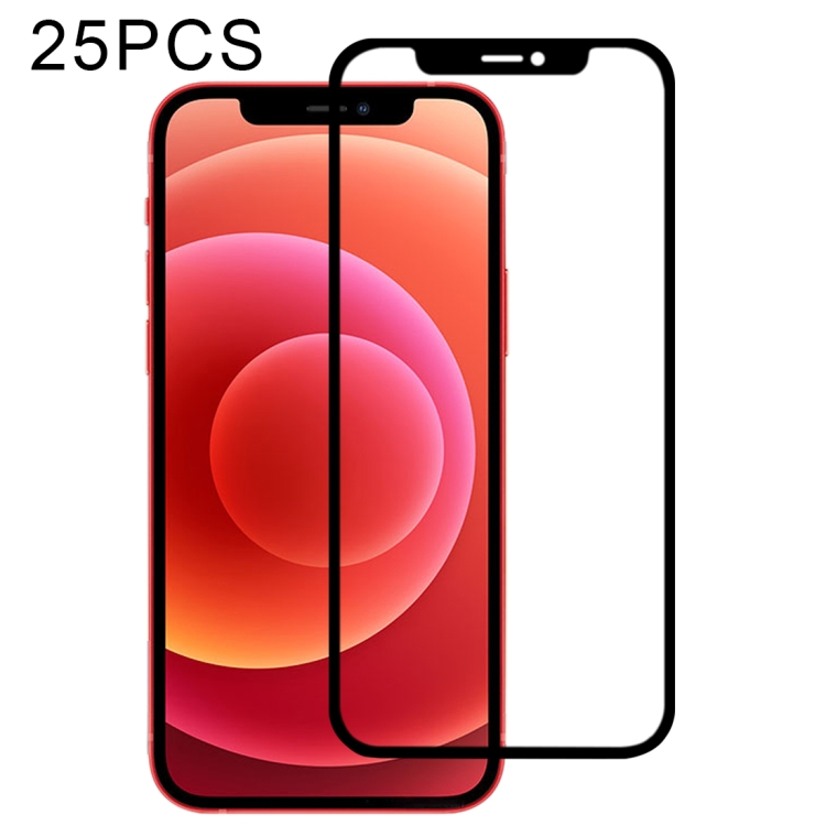 

25 PCS Full Glue Full Screen Tempered Glass Film For iPhone 12 mini