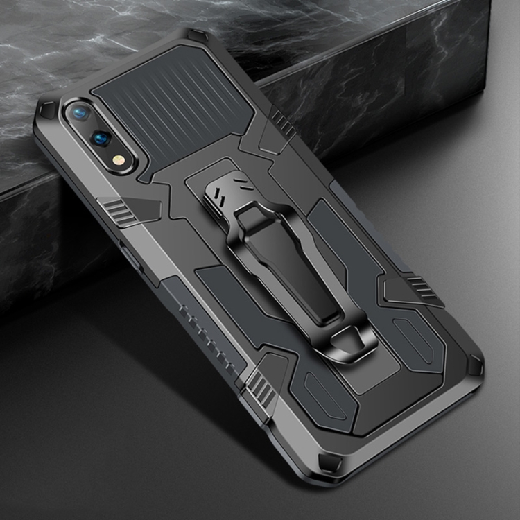 

For Samsung Galaxy A2 Core Armor Warrior Shockproof PC + TPU Protective Case(Grey)