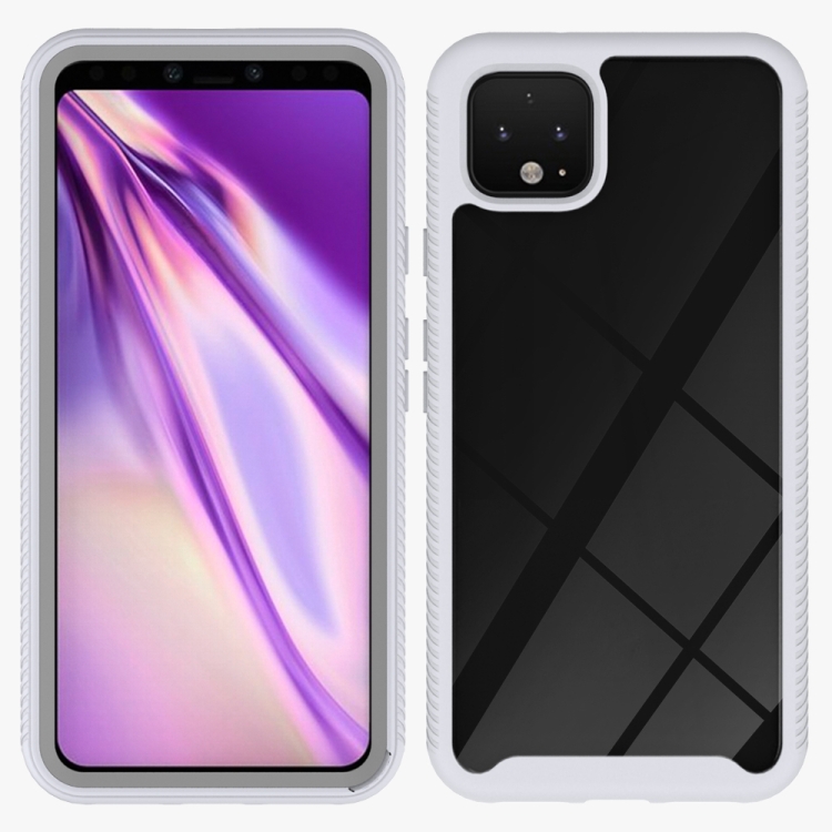 

For Google Pixel 4 XL Starry Sky Solid Color Series Shockproof PC + TPU Protective Case(White)