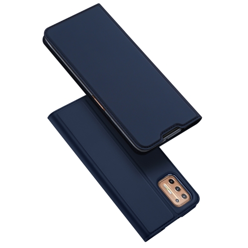

For Motorola Moto G9 Plus DUX DUCIS Skin Pro Series Horizontal Flip PU + TPU Leather Case with Holder & Card Slots(Blue)